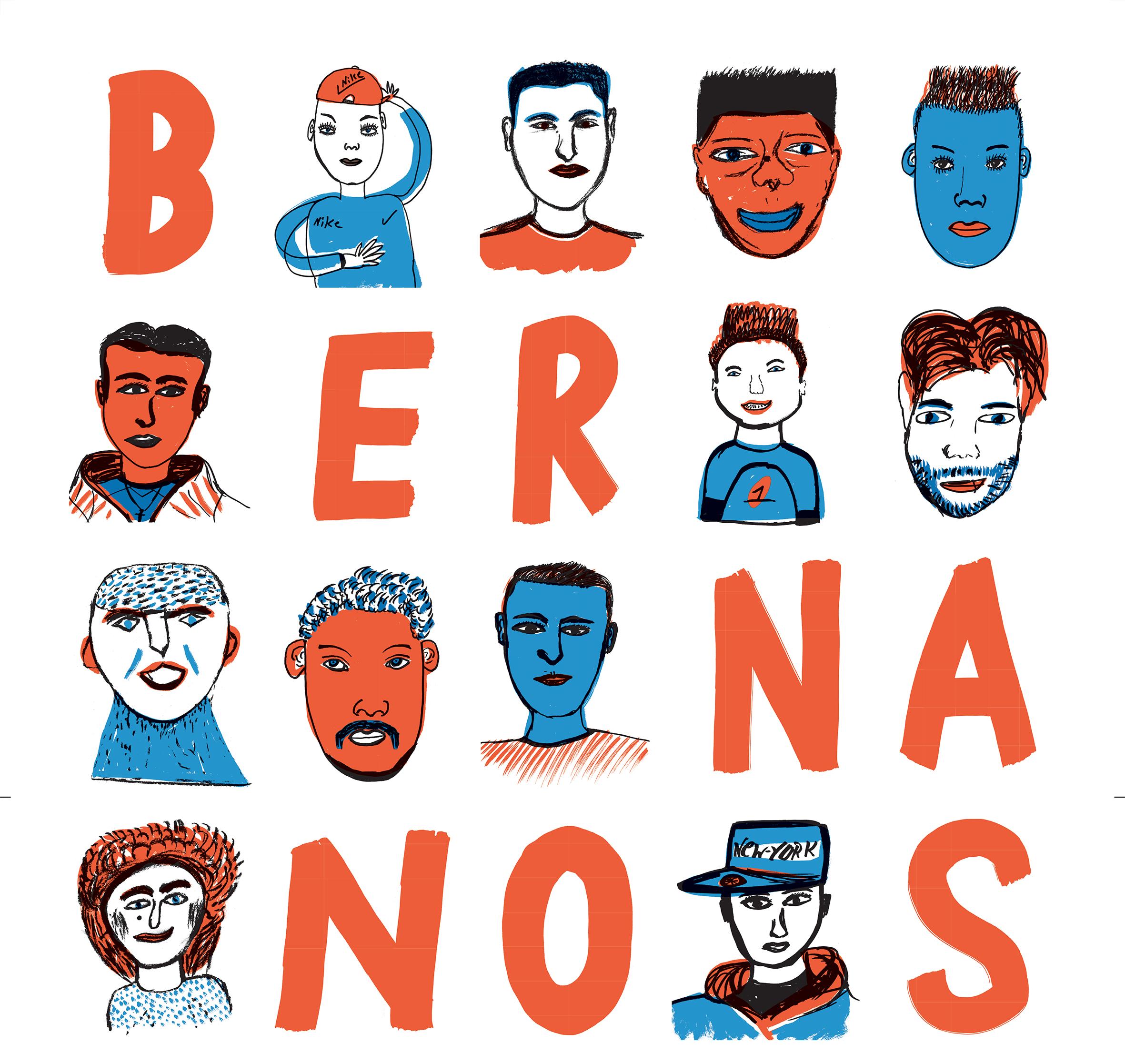 Illustration représentant les réfugiés de Bernanos