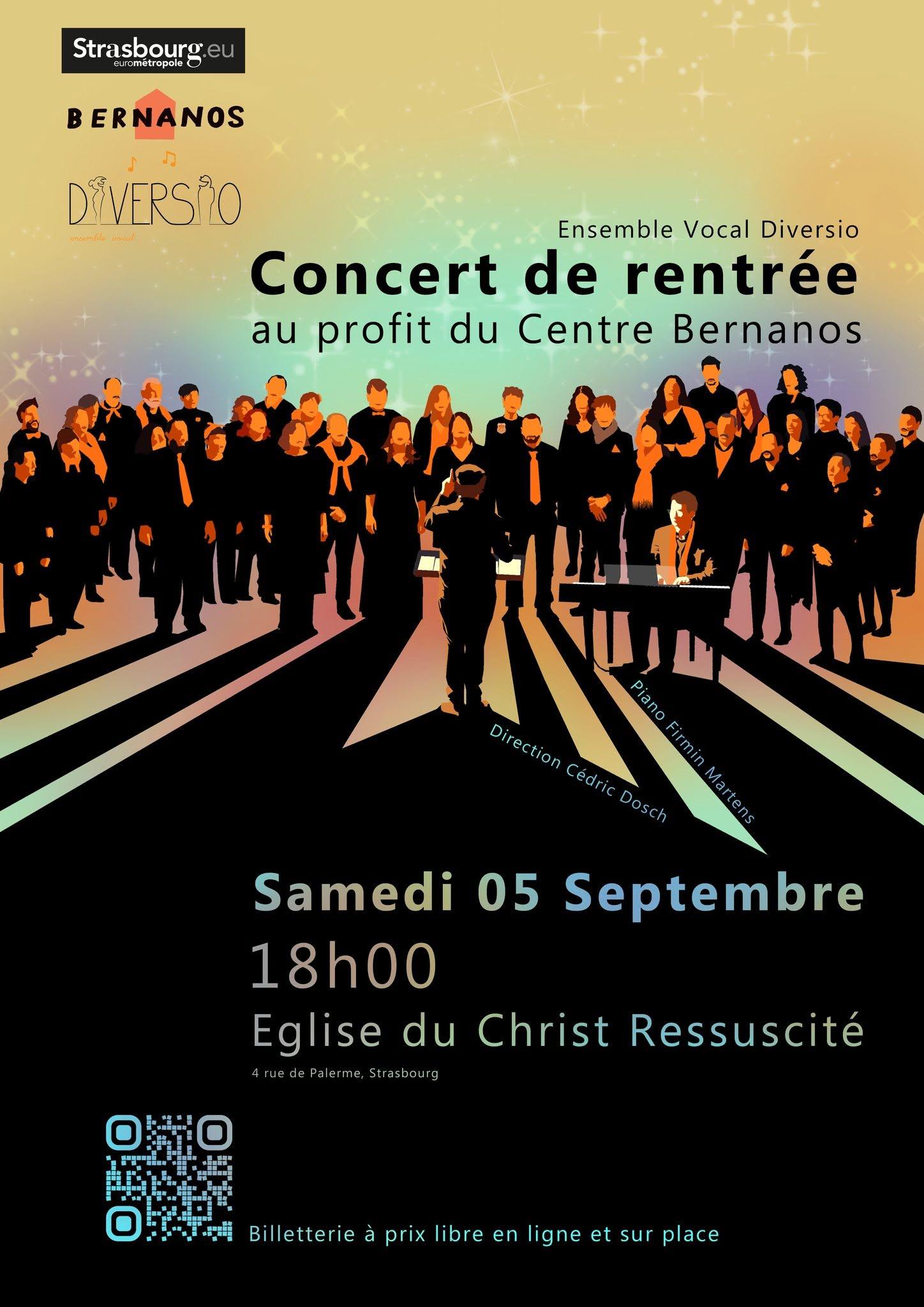 Concert de l'Ensemble Vocal Philae au profit du Centre Bernanos
